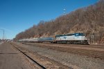 Amtrak 1340 departing through the Bluffs